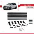 BMW X7 (G07) 2020 ve Sonrası ile Uyumlu BASIC Model Ara Atkı Tavan Barı Siyah 3 Adet