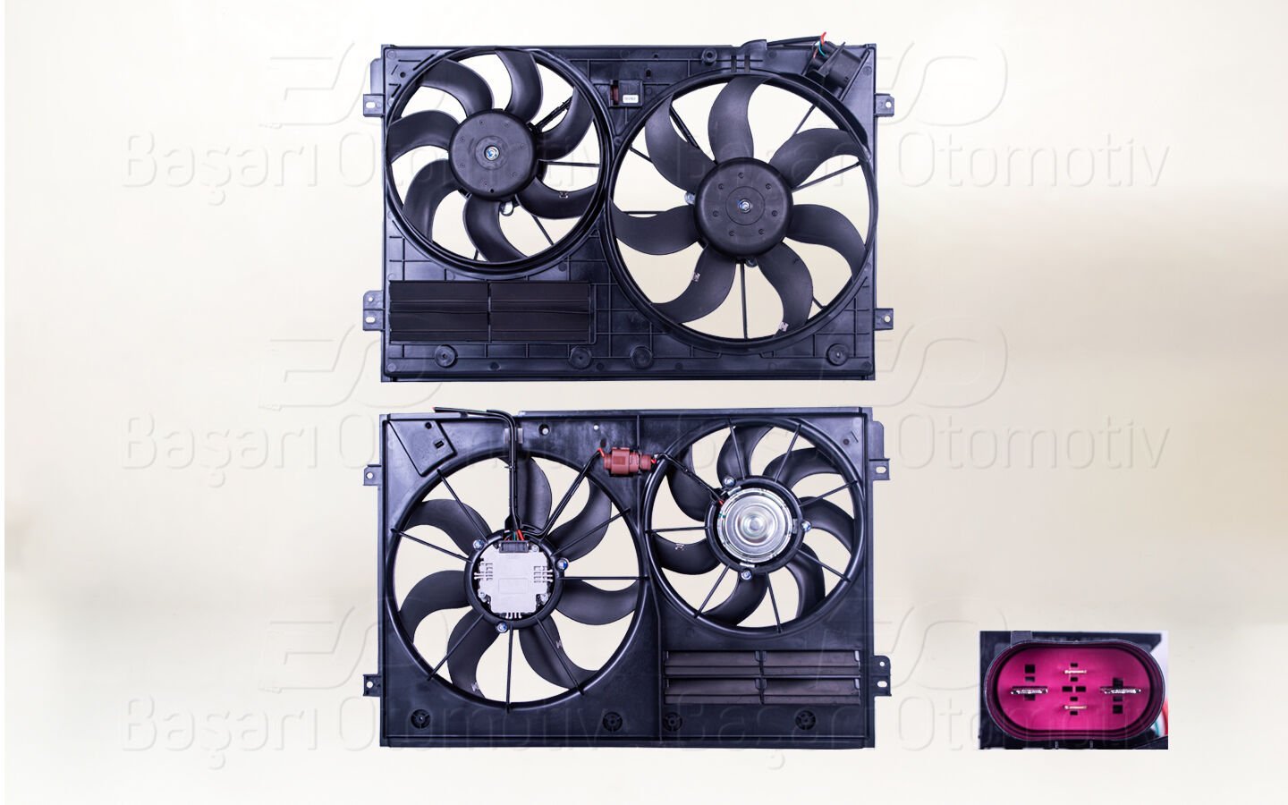 Volkswagen Golf 5 Jetta Passat Seat Leon 2005 ve Sonrası Fan Motoru Davlumbazı