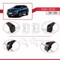 Renault Koleos 2 (HC) 2017-2024 Arası ile Uyumlu ACE-2 Ara Atkı Tavan Barı Siyah 2 Adet