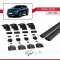 Renault Koleos 2 (HC) 2017-2024 Arası ile Uyumlu ACE-2 Ara Atkı Tavan Barı Siyah 2 Adet