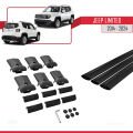 Jeep Limited 2014 ve Sonrası ile Uyumlu FLY Model Ara Atkı Tavan Barı Siyah 3 Adet
