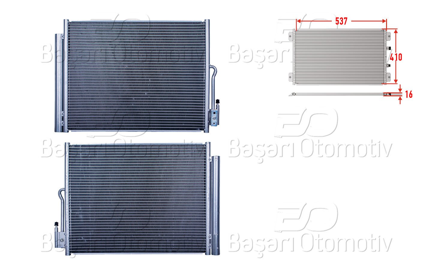 Opel Meriva B 2010 ve Sonrası Uyumlu Klima Radyatörü