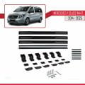 Mercedes V Class 3 (W447) 2014 ve Sonrası ile Uyumlu BASIC Model Ara Atkı Tavan Barı Siyah 3 Adet
