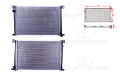 BMW Mini R56 2005-2013 Clubman R55 2006-2014 Cabrio R57 2007-2015 Coupe R58 2010-2015 Roadster R59 2011-2015 Countryman R60 2010-2016 Su Radyatörü Brazing MT-AT 600X398X16