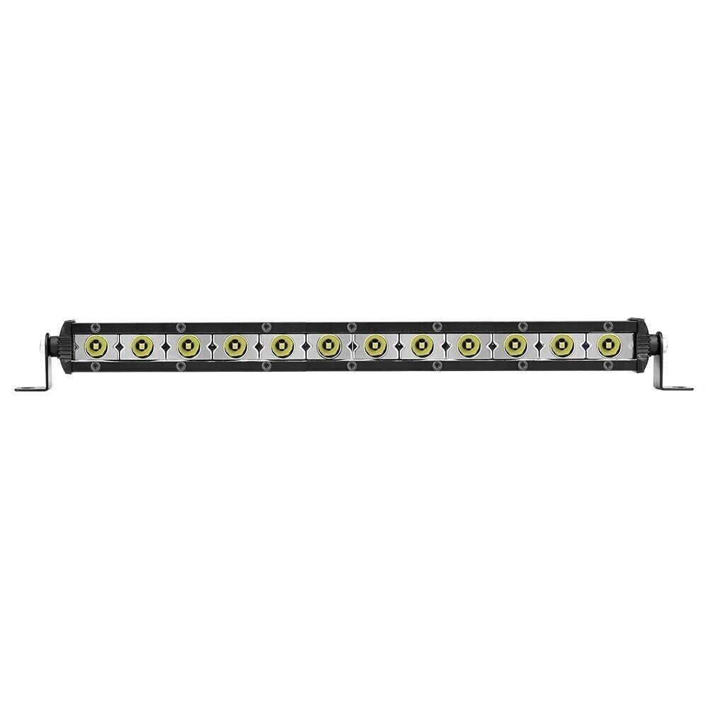 36W 32.5cm Düz Tek Sıra Üniversal Delici Sis Lambası Led Bar