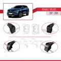 Renault Koleos 2 (HC) 2017-2024 Arası ile Uyumlu ACE-2 Ara Atkı Tavan Barı Gri 2 Adet