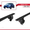 Renault Clio 5 2019 ve Sonrası ile Uyumlu ACE-4 Ara Atkı Tavan Barı Siyah 2 Adet
