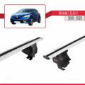 Renault Clio 5 2019 ve Sonrası ile Uyumlu ACE-4 Ara Atkı Tavan Barı Gri 2 Adet