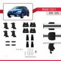 Renault Clio 5 2019 ve Sonrası ile Uyumlu ACE-4 Ara Atkı Tavan Barı Gri 2 Adet