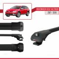 VW Golf Alltrack Mk7 2017-2019 Arası ile Uyumlu ACE-1 Ara Atkı Tavan Barı Siyah 2 Adet
