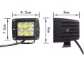 18W CRE Power Led Kare Sis Lambası 6 Ledli