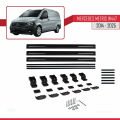 Mercedes Metris (W447) 2014 ve Sonrası ile Uyumlu BASIC Model Ara Atkı Tavan Barı Siyah 3 Adet
