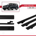 Infiniti QX80 (Z62) 2014-2023 Arası ile Uyumlu BASIC Model Ara Atkı Tavan Barı Siyah 3 Adet