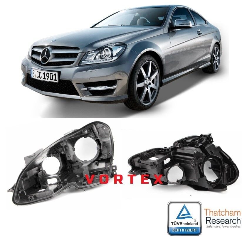 Mercedes C Serisi W204 Far Kasası Sağ 2011 Sonrası Uyumlu