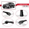 Infiniti QX70 (S51) 2013-2017 Arası ile Uyumlu ACE-1 Ara Atkı Tavan Barı Siyah 3 Adet
