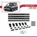 Renault Kangoo 2 (X61) 2007-2020 Arası ile Uyumlu BASIC Model Ara Atkı Tavan Barı Siyah 3 Adet