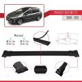 Peugeot 308 (T7) SW 2008-2013 Arası ile Uyumlu FLY Model Ara Atkı Tavan Barı Siyah 2 Adet