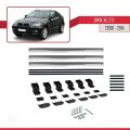 BMW X6 (E71) 2008-2014 Arası ile Uyumlu BASIC Model Ara Atkı Tavan Barı Gri 3 Adet