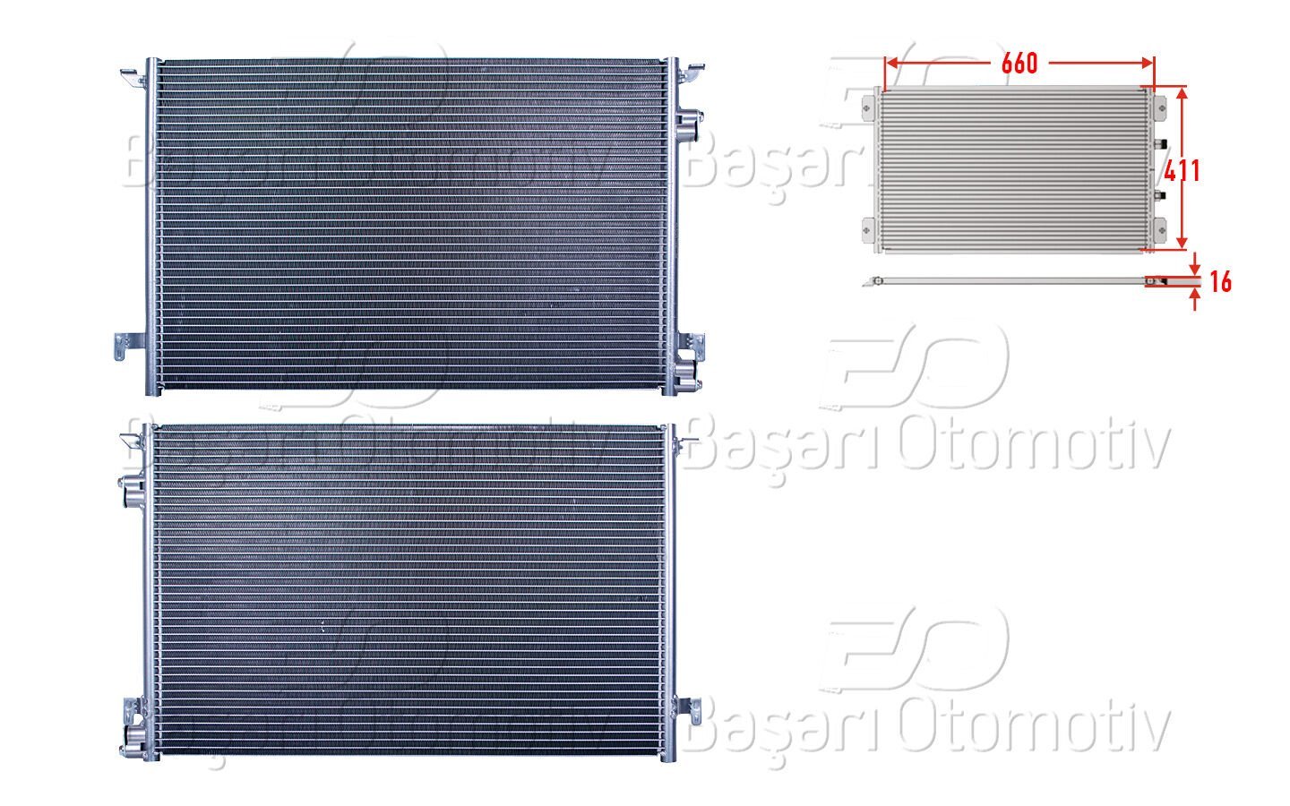 Opel Vectra C Signum 1.9 2.0 2.2 DTI 2002-2009 Klima Radyatörü