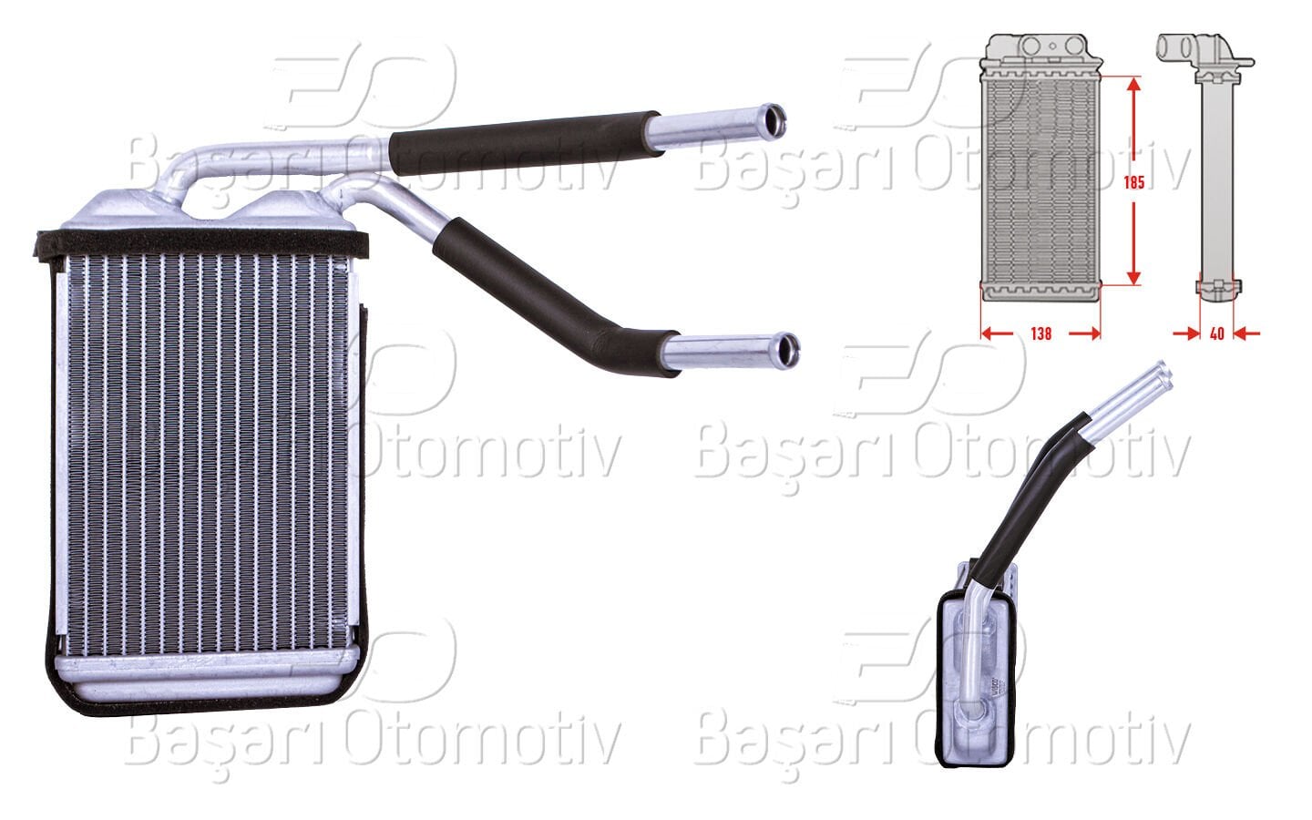 Daewoo Aranos Cielo Espero 1.5 1.8 2.0 1995 Kalorifer Radyatörü