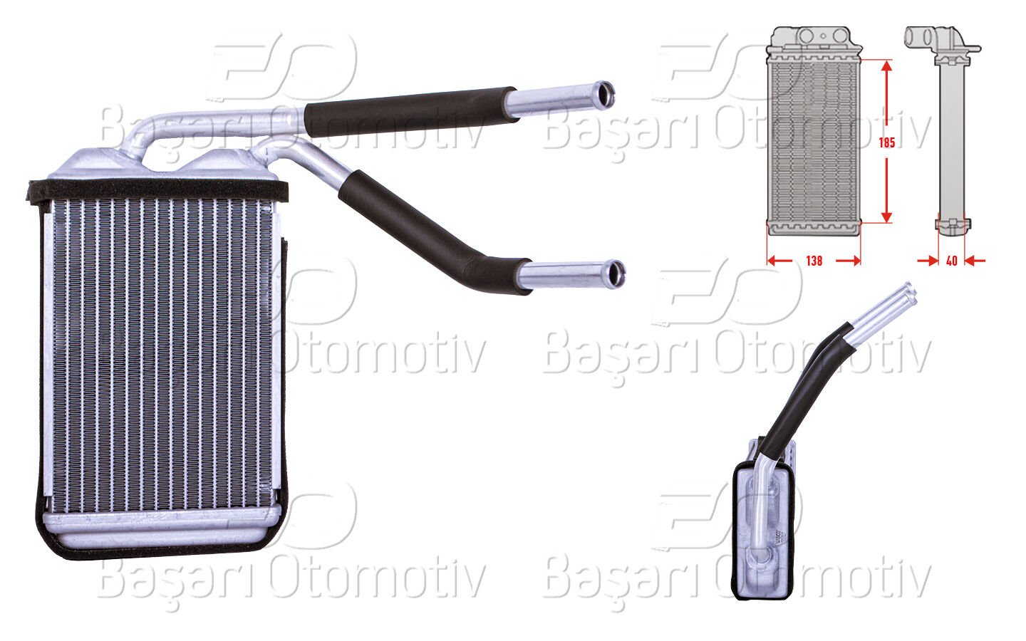 Daewoo Aranos Cielo Espero 1.5 1.8 2.0 1995 Kalorifer Radyatörü