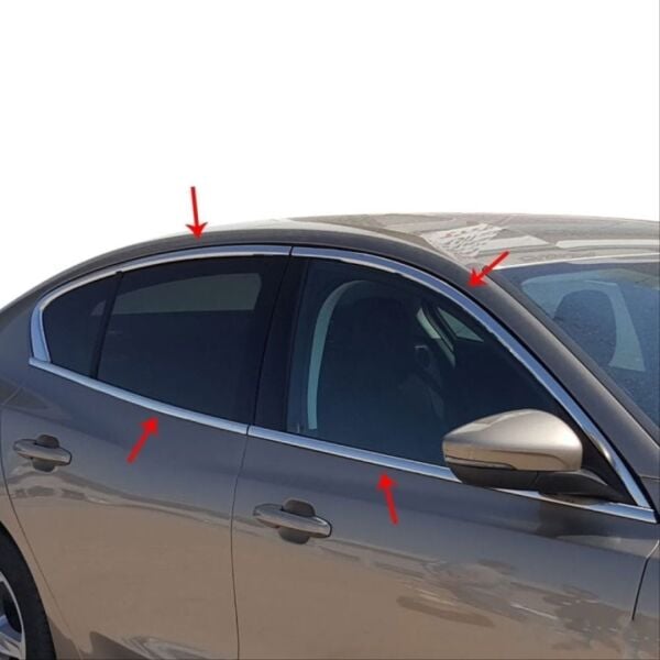 Ford Focus 2019+ Uyumlu Cam Nıkelajı / Tam Tur