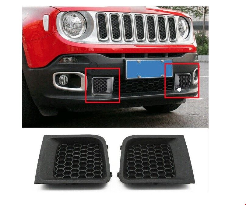 Jeep Renegade Ön Tampon Izgara Kapak Dış Takım 2014 Sonrası Uyumlu