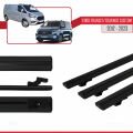 Ford Transit/Tourneo Custom 2012-2023 Arası ile Uyumlu BASIC Model Ara Atkı Tavan Barı Siyah 3 Adet