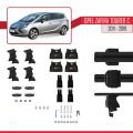 Opel Zafira Tourer C 2011-2019 Arası ile Uyumlu ACE-4 Ara Atkı Tavan Barı Siyah 2 Adet