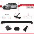 Mercedes C Class 3 (S204) 2008-2014 Arası ile Uyumlu FLY Model Ara Atkı Tavan Barı Siyah 3 Adet