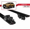 Citroen/DS 7 Crossback 2018 ve Sonrası ile Uyumlu HOOK Model Ara Atkı Tavan Barı Siyah 2 Adet