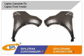 Renault Captur Çamurluk Ön Sol