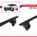 Porsche Cayenne 3 (9YA) 2018 ve Sonrası ile Uyumlu ACE-4 Ara Atkı Tavan Barı Siyah 2 Adet
