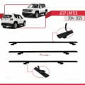 Jeep Limited 2014 ve Sonrası ile Uyumlu BASIC Model Ara Atkı Tavan Barı Siyah 2 Adet