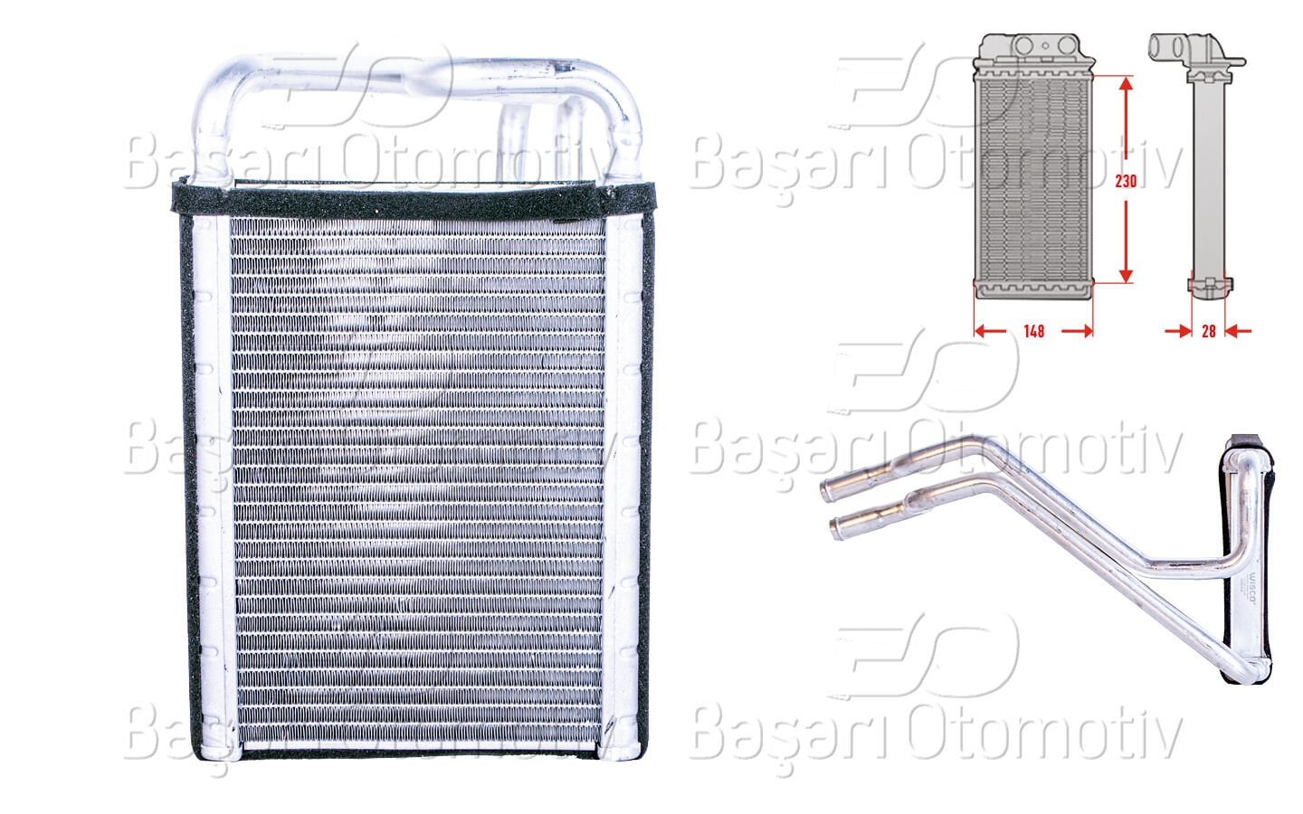 Hyundai Sonata CRDi 2.0 2.4 3.3 2005 Kalorifer Radyatörü