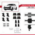 Porsche Cayenne 3 (9YA) 2018 ve Sonrası ile Uyumlu ACE-4 Ara Atkı Tavan Barı Gri 2 Adet