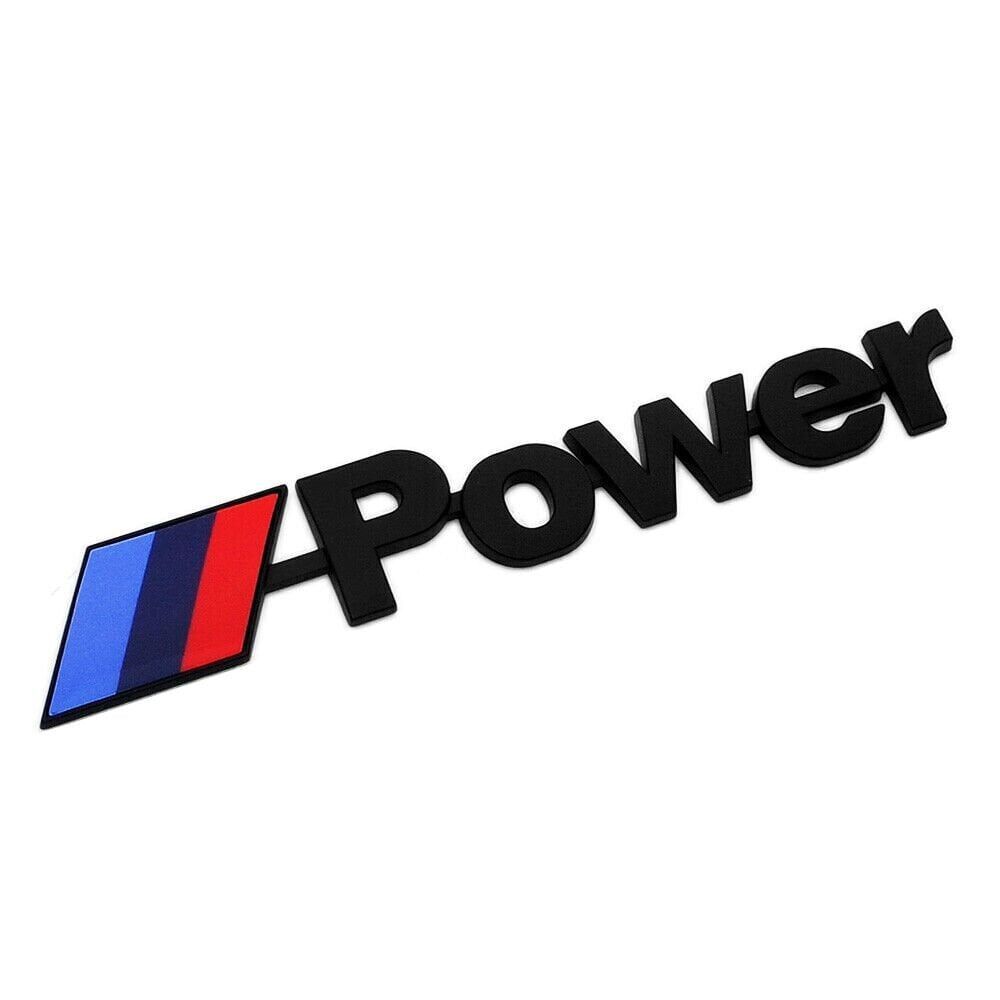 Bmw Uyumlu Yedek Parça Power Bagaj Logosu Siyah