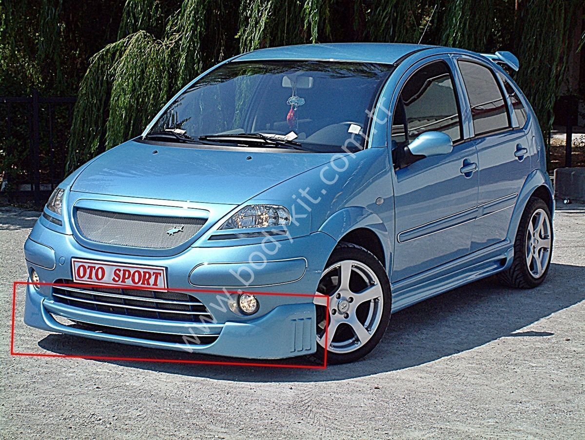 Citroen C3 Uyumlu Yedek Parça Ön Tampon Eki