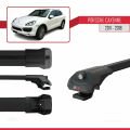 Porsche Cayenne 2 (92A) 2011-2018 Arası ile Uyumlu ACE-1 Ara Atkı Tavan Barı Siyah 2 Adet