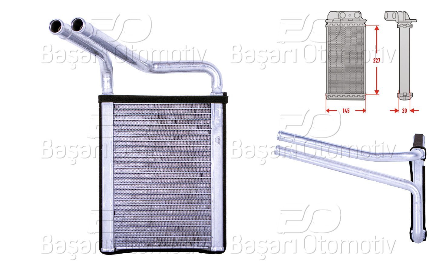 Hyundai Accent 2005 ve Sonrası Kalorifer Radyatörü