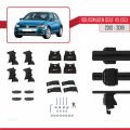 Volkswagen Golf 7 (5G) 2013-2019 Arası ile Uyumlu ACE-4 Ara Atkı Tavan Barı Siyah 2 Adet