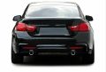 Bmw 4 Serisi F32 / F36 2014-2020 Uyumlu M Difüzör Çift Çıkış İnce / Pıano Black