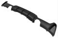 Bmw 4 Serisi F32 / F36 2014-2020 Uyumlu M Difüzör Çift Çıkış İnce / Pıano Black