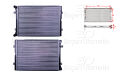 Volkswagen Sharan 2003 Sonrası Su Radyatörü Mekanik MT-AT 600x452x34mm