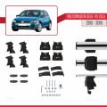 Volkswagen Golf 7 (5G) 2013-2019 Arası ile Uyumlu ACE-4 Ara Atkı Tavan Barı Gri 2 Adet