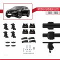 Nissan Qashqai 3 (J12) 2022 ve Sonrası ile Uyumlu ACE-4 Ara Atkı Tavan Barı Siyah 2 Adet