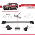 Mazda Tribute 2000-2007 Arası ile Uyumlu FLY Model Ara Atkı Tavan Barı Gri 3 Adet