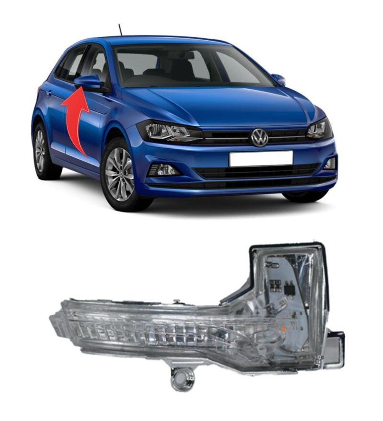 Volkswagen Polo 2018 Sonrası Ayna Sinyali Sağ Slovakya