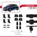 Peugeot 208 (A9) Pre-Facelift 2012-2015 Arası ile Uyumlu ACE-4 Ara Atkı Tavan Barı Siyah 2 Adet