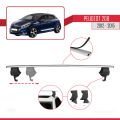 Peugeot 208 (A9) Pre-Facelift 2012-2015 Arası ile Uyumlu ACE-4 Ara Atkı Tavan Barı Gri 2 Adet